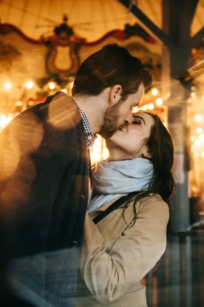 Surprise Proposal and Engagement session at Tongva Park in Santa Monica, Los Angeles, California