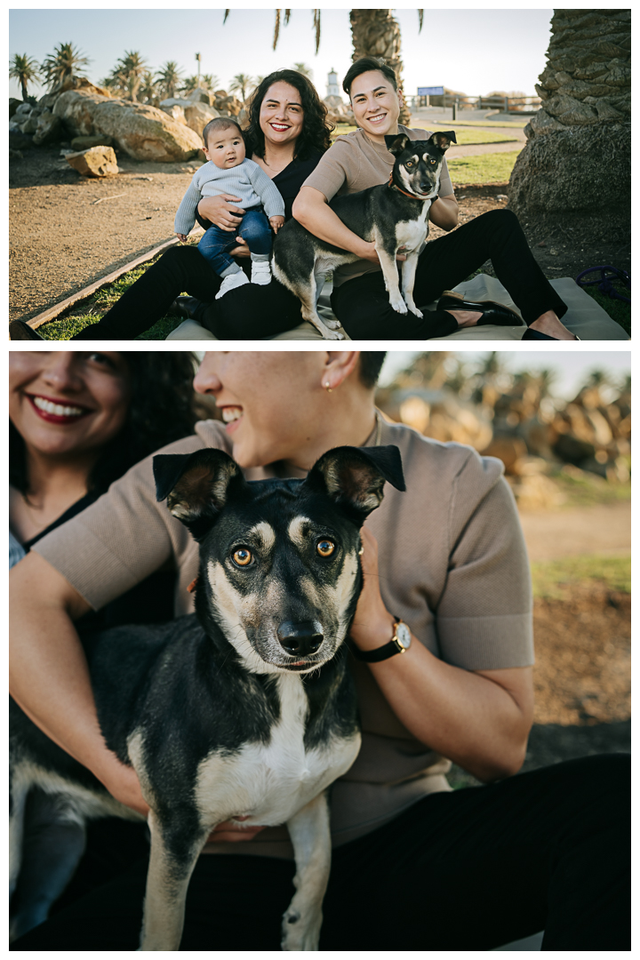 Family Photos at Point Vicente Interpretive Center Lighthouse in Palos Verdes, Los Angeles, California