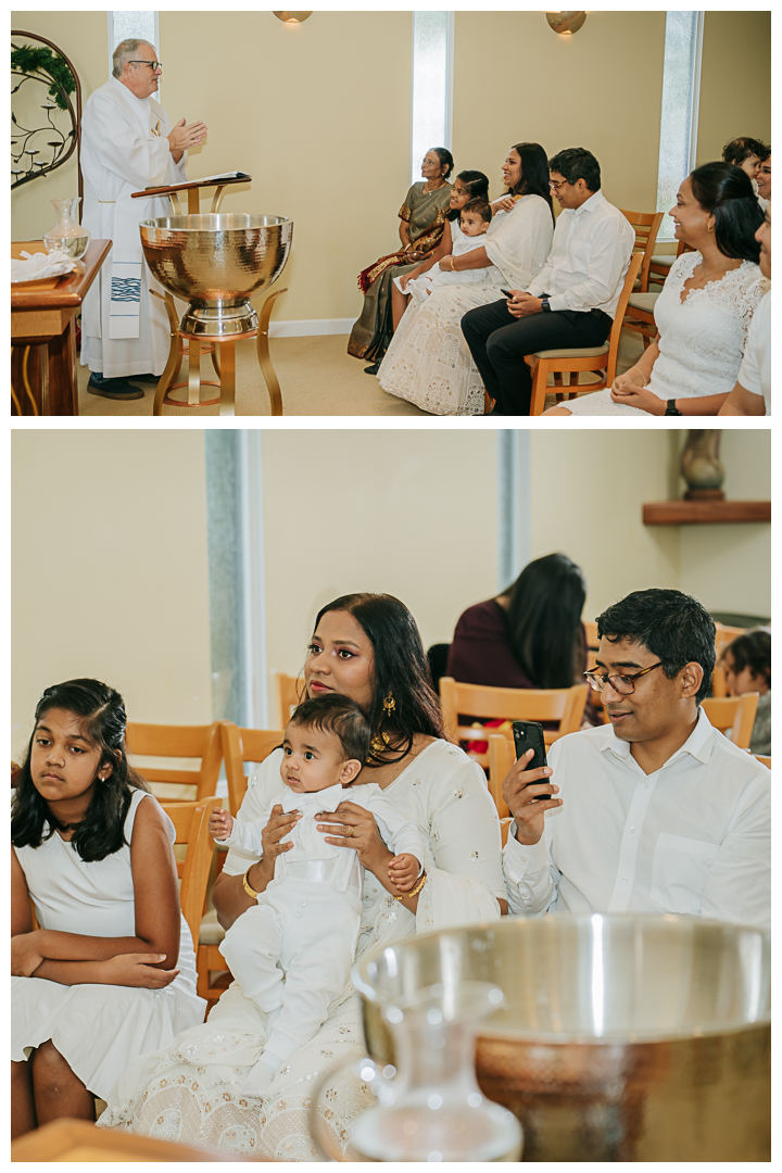 Baptism at St. Lawrence Martyr Church at Redondo Beach, Los Angeles, California