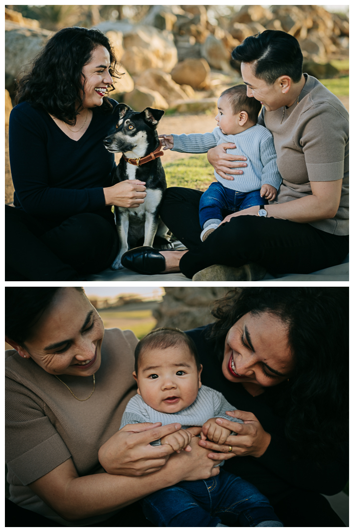 Family Photos at Point Vicente Interpretive Center Lighthouse in Palos Verdes, Los Angeles, California