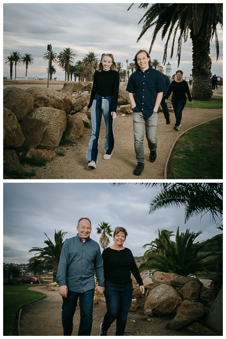 Family Photos at Point Vicente Interpretive Center Lighthouse in Palos Verdes, Los Angeles, California