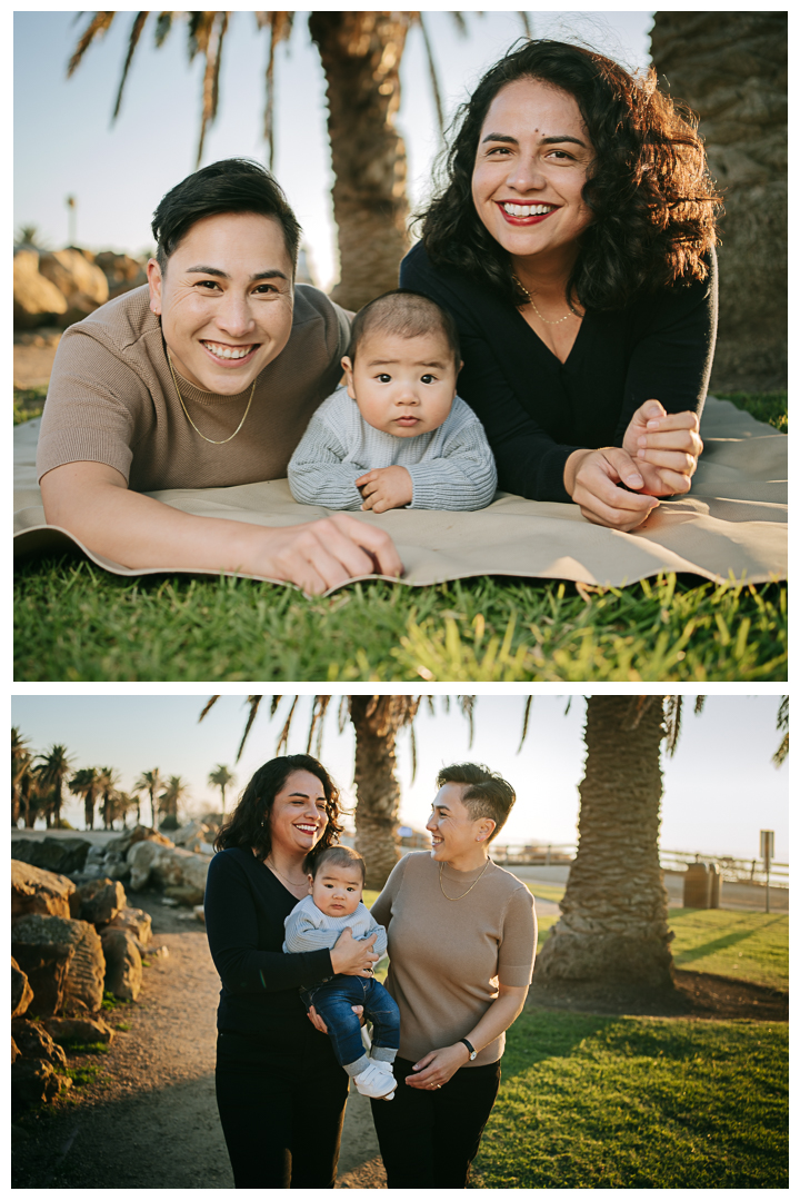 Family Photos at Point Vicente Interpretive Center Lighthouse in Palos Verdes, Los Angeles, California