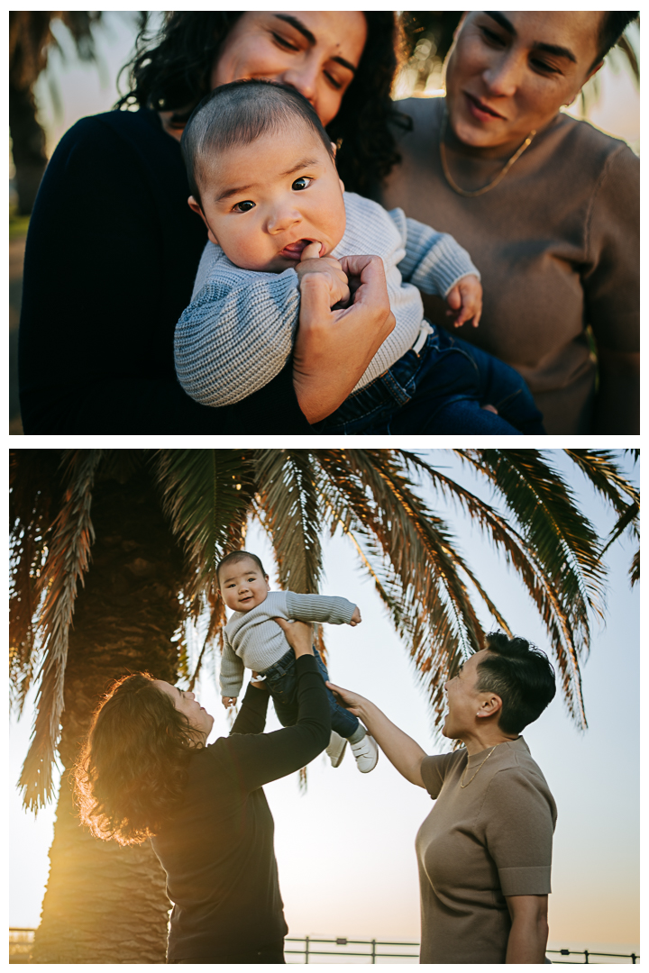 Family Photos at Point Vicente Interpretive Center Lighthouse in Palos Verdes, Los Angeles, California