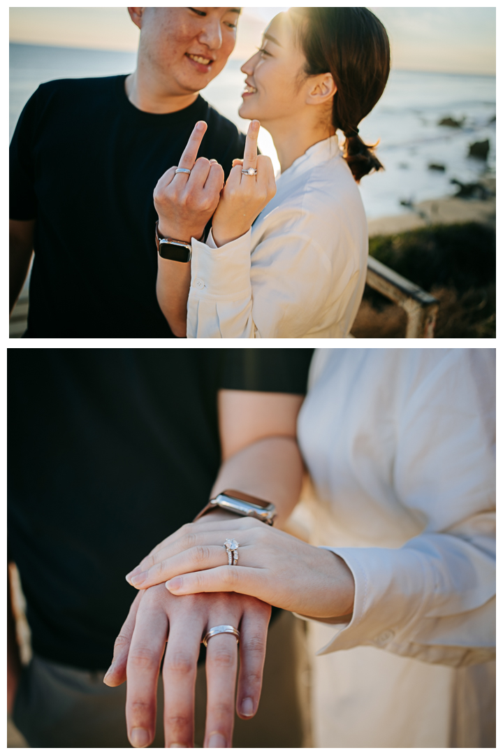 Proposal and Engagement at El Matador Beach in Malibu, Los Angeles, California