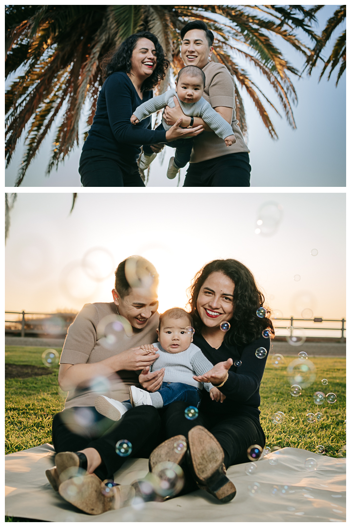 Family Photos at Point Vicente Interpretive Center Lighthouse in Palos Verdes, Los Angeles, California