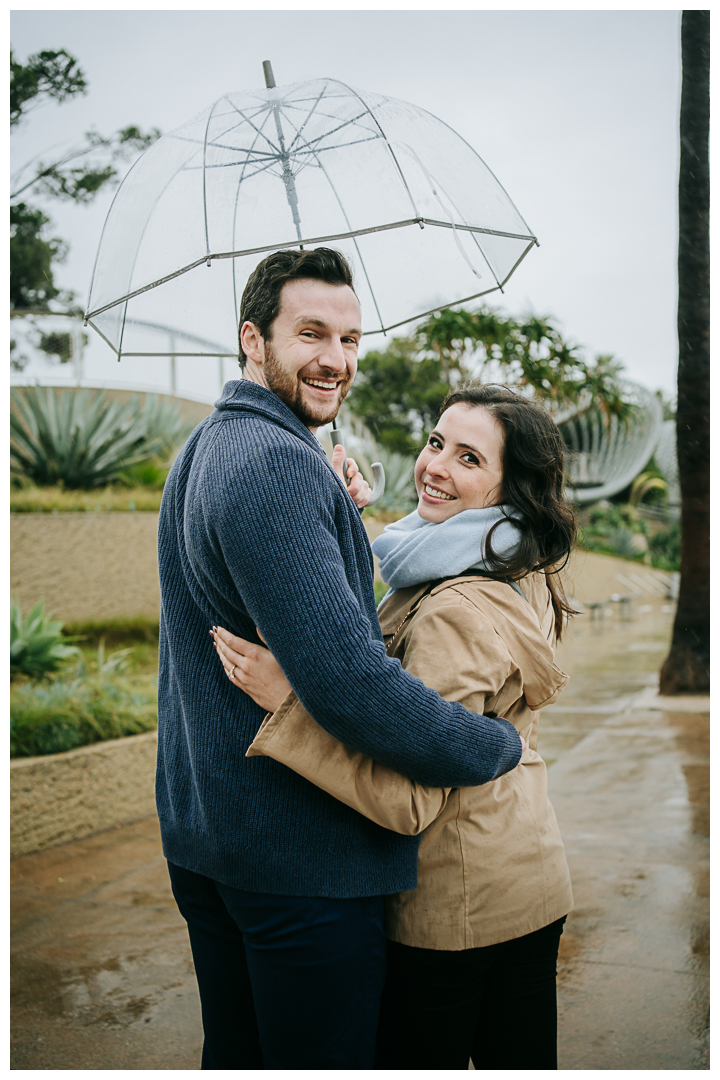 Surprise Proposal and Engagement session at Tongva Park in Santa Monica, Los Angeles, California