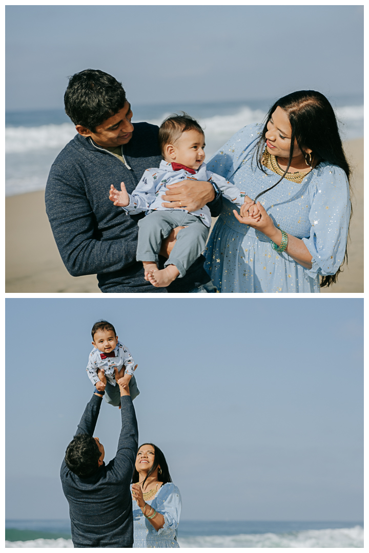 Family Picnic by the beach in Hermosa Beach, Los Angeles, California