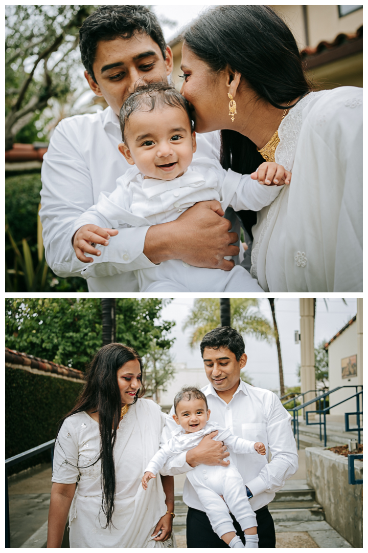 Baptism at St. Lawrence Martyr Church at Redondo Beach, Los Angeles, California