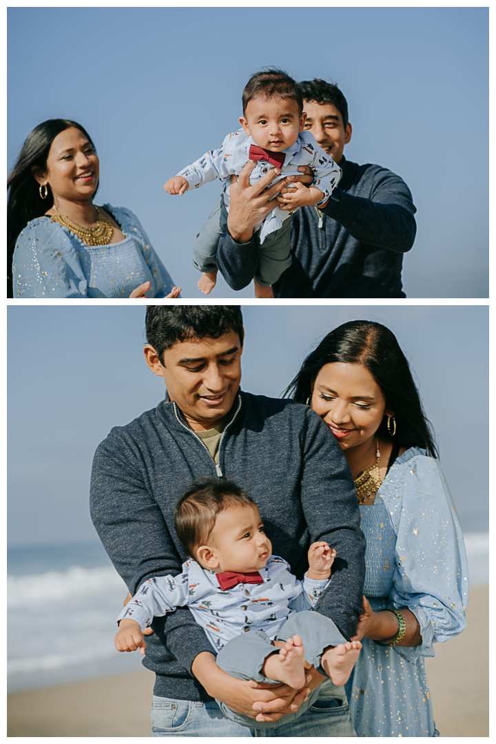 Family Picnic by the beach in Hermosa Beach, Los Angeles, California