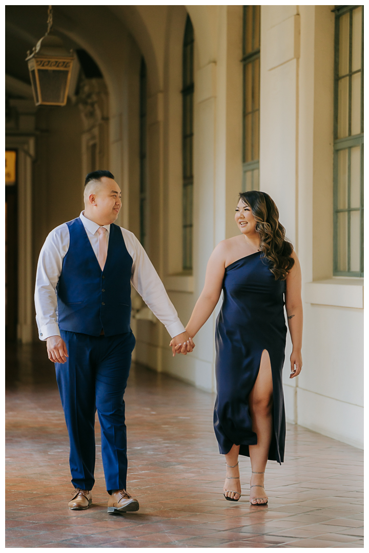 Engagement Session at Salt and Straw, Pasadena City Hall, Pool Hall