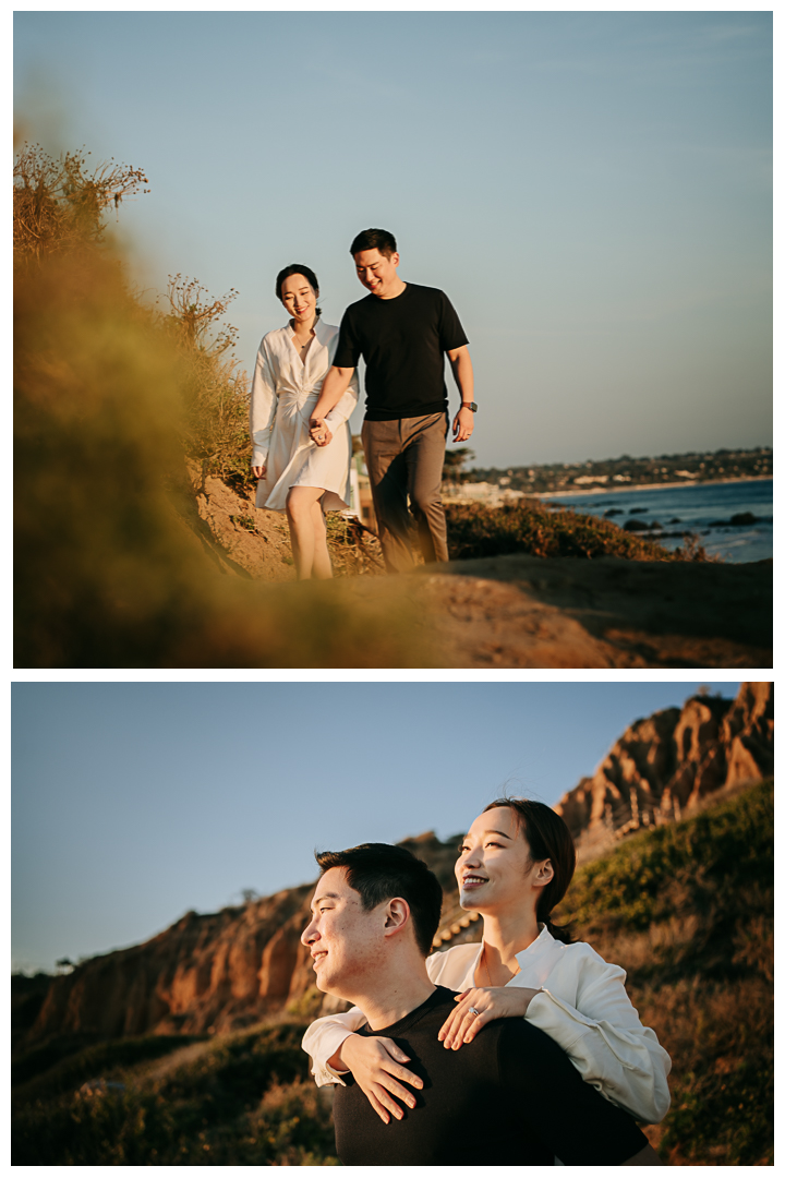 Proposal and Engagement at El Matador Beach in Malibu, Los Angeles, California