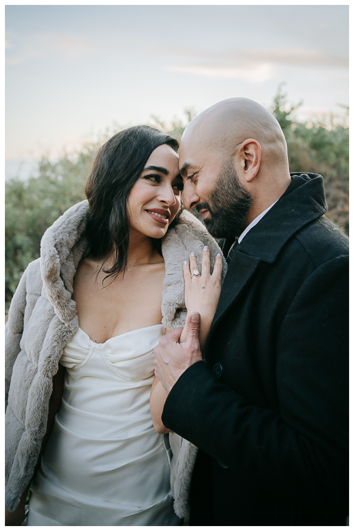 Surprise Proposal and Engagement session at Terranea Beach in Palos Verdes, Los Angeles, California