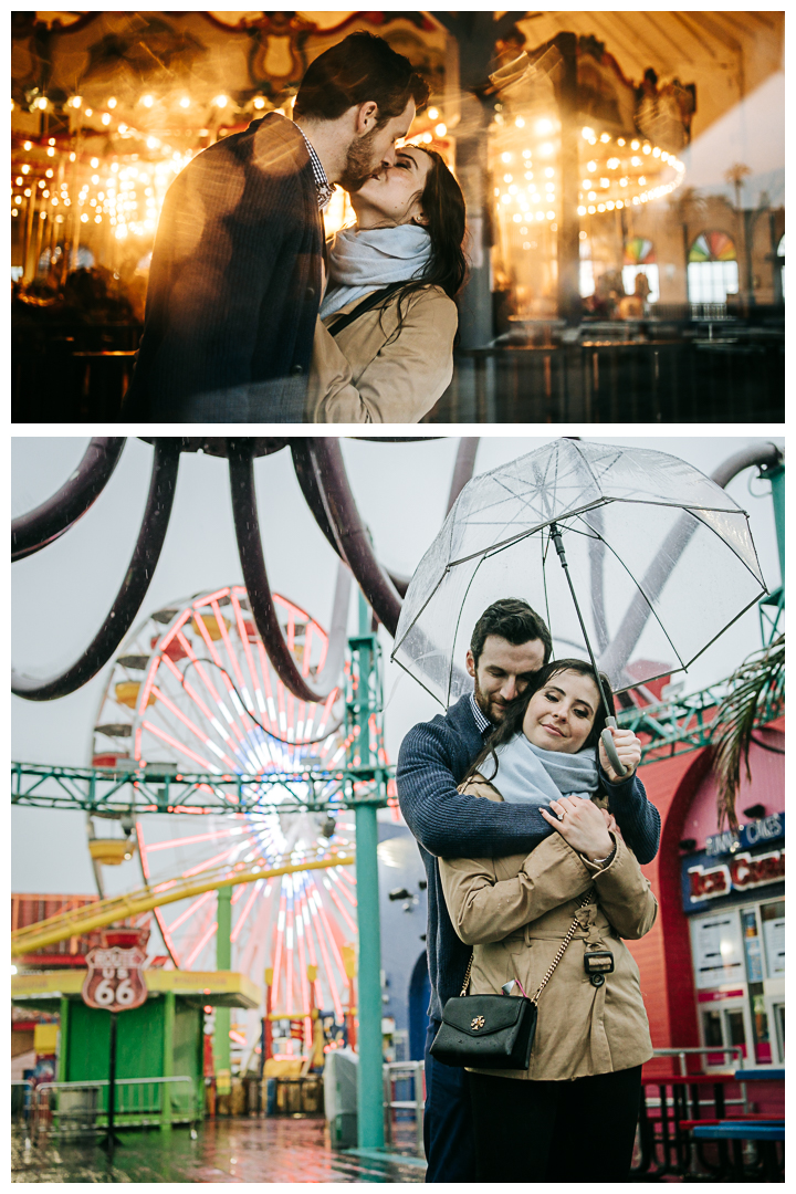 Surprise Proposal and Engagement session at Tongva Park in Santa Monica, Los Angeles, California