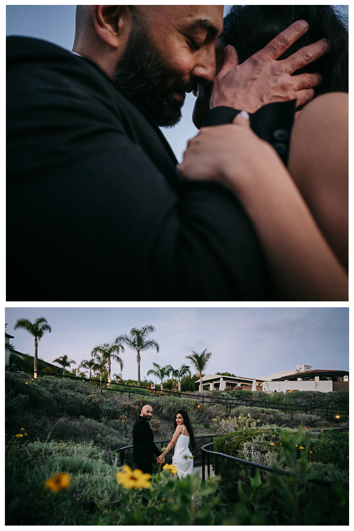 Surprise Proposal and Engagement session at Terranea Beach in Palos Verdes, Los Angeles, California