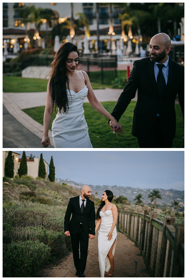 Surprise Proposal and Engagement session at Terranea Beach in Palos Verdes, Los Angeles, California