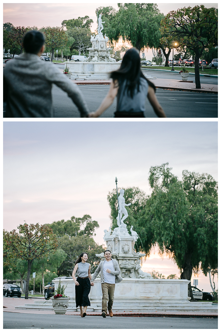 Engagement Photoshoot in Palos Verdes Los Angeles California