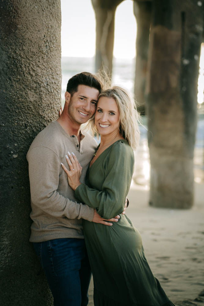 Engagement session at Manhattan Beach, Los Angeles, California