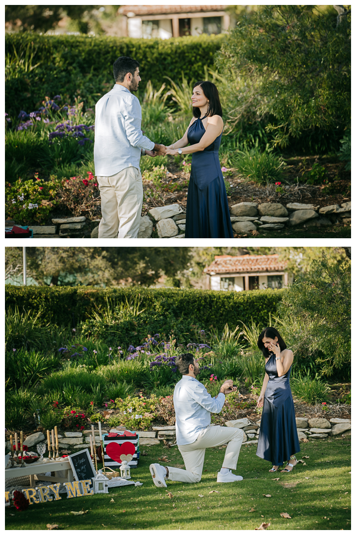 Surprise Proposal & Mini Engagement session in Malibu, Los Angeles, California