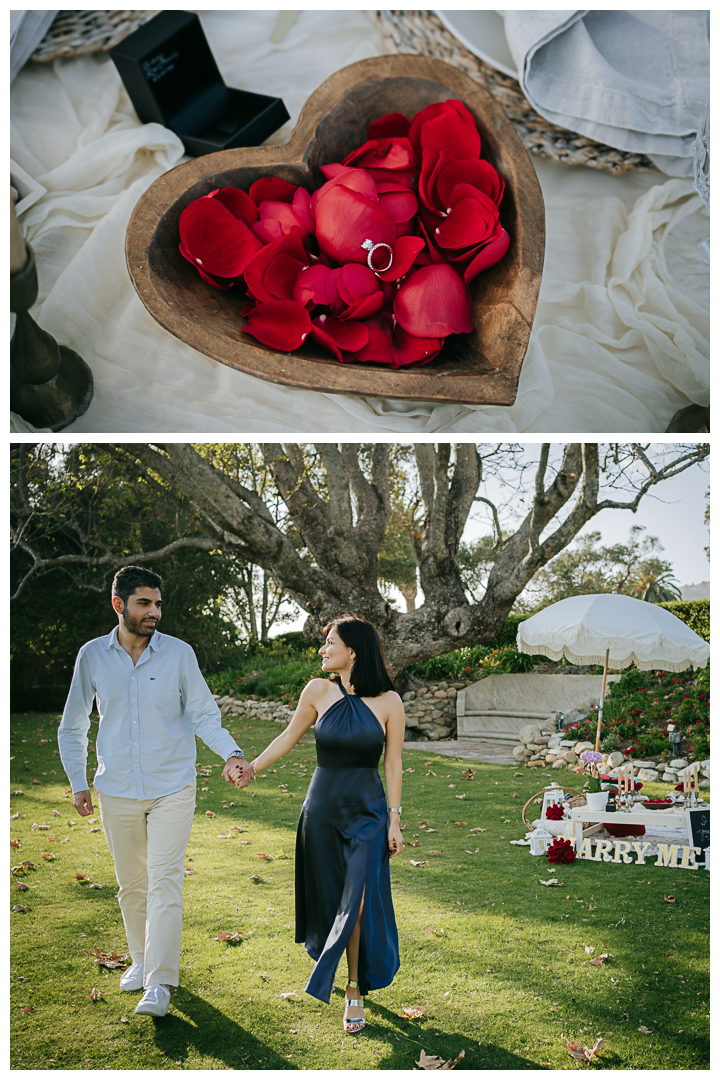 Surprise Proposal & Mini Engagement session in Malibu, Los Angeles, California