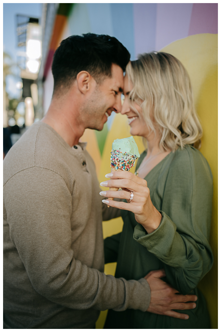 Engagement session at Manhattan Beach, Los Angeles, California