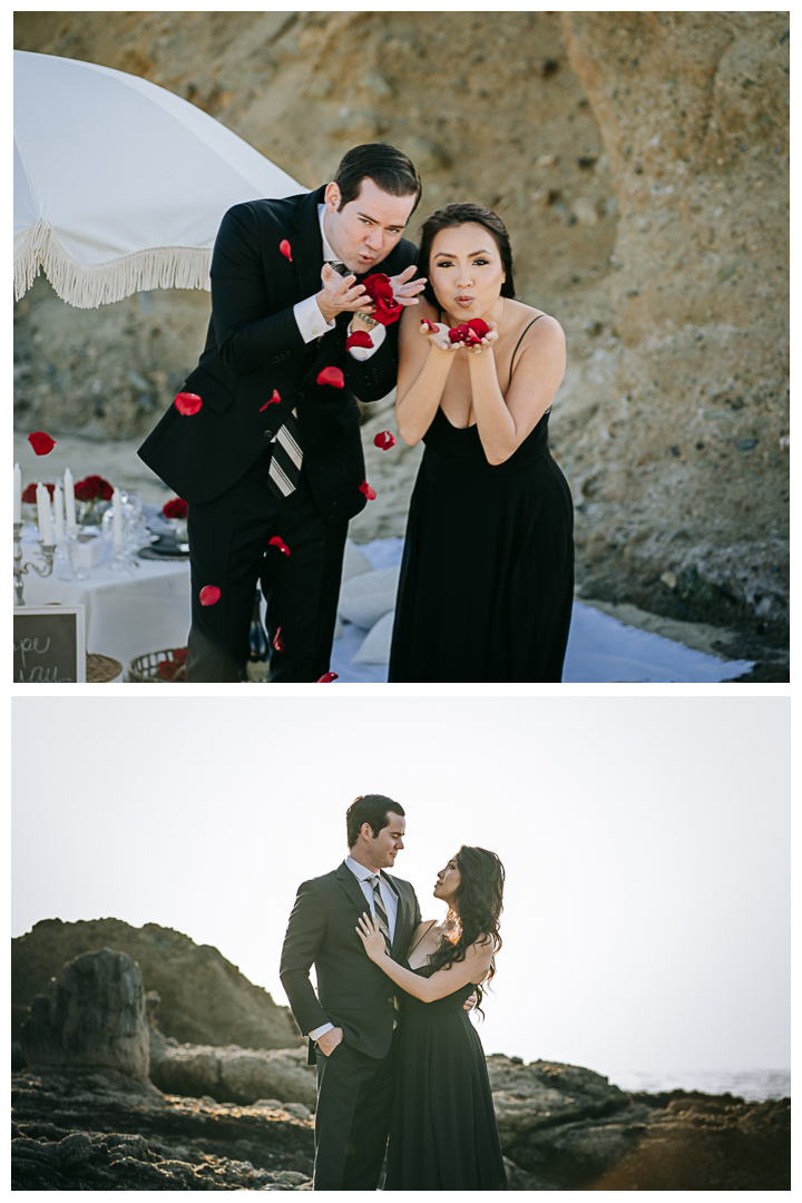 Surprise Proposal & Mini Engagement session in Laguna Beach, Los Angeles, California