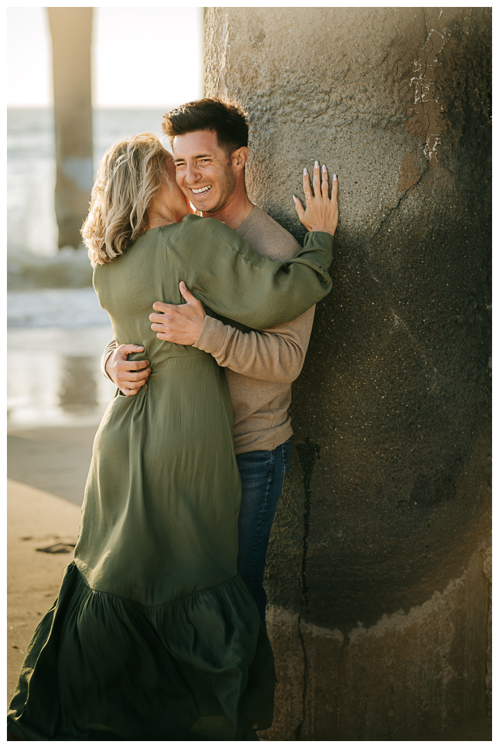 Engagement session at Manhattan Beach, Los Angeles, California