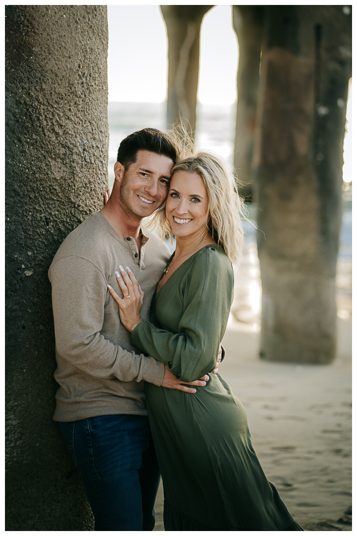 Engagement session at Manhattan Beach, Los Angeles, California