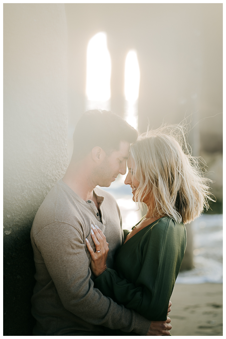 Engagement session at Manhattan Beach, Los Angeles, California