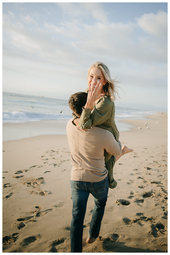 Engagement session at Manhattan Beach, Los Angeles, California