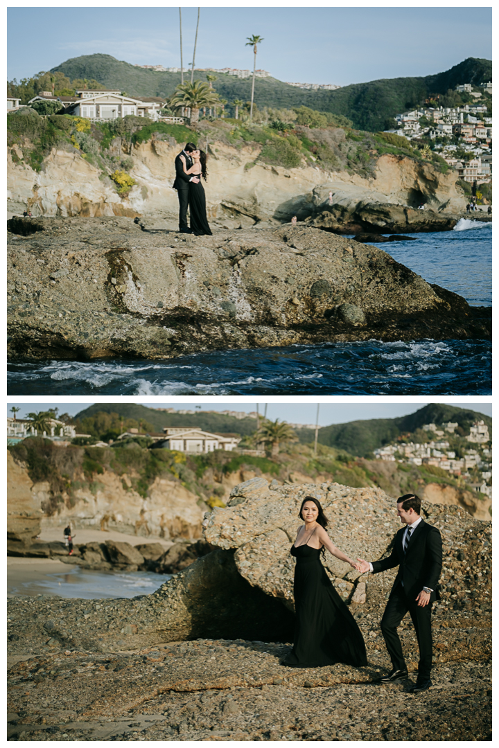 Surprise Proposal & Mini Engagement session in Laguna Beach, Los Angeles, California