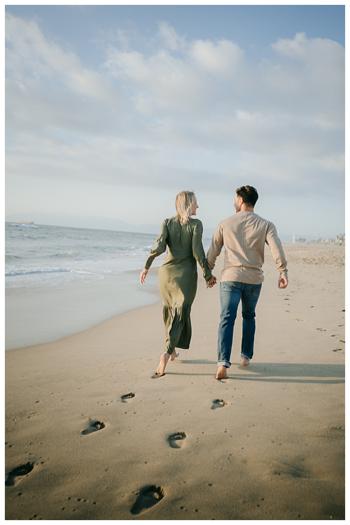 Engagement session at Manhattan Beach, Los Angeles, California