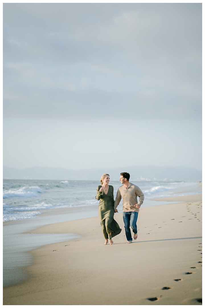 Engagement session at Manhattan Beach, Los Angeles, California