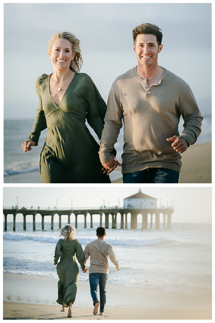 Engagement session at Manhattan Beach, Los Angeles, California