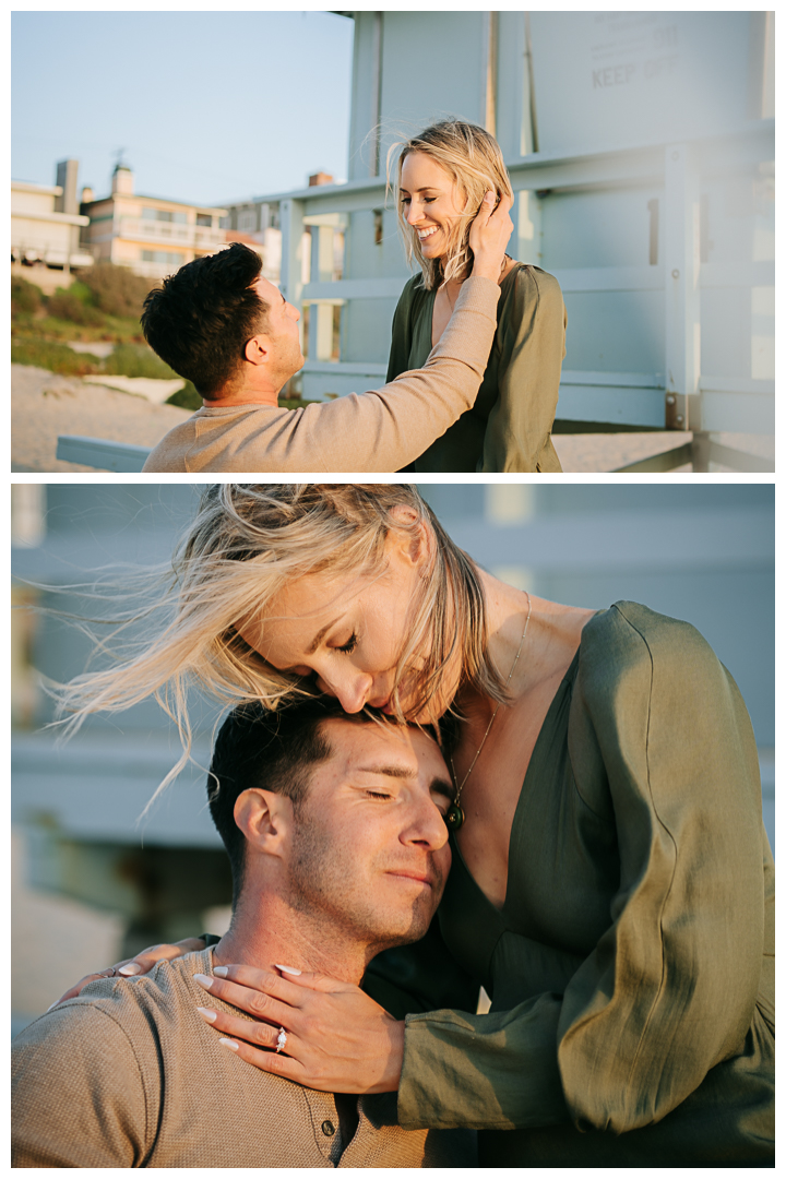 Engagement session at Manhattan Beach, Los Angeles, California