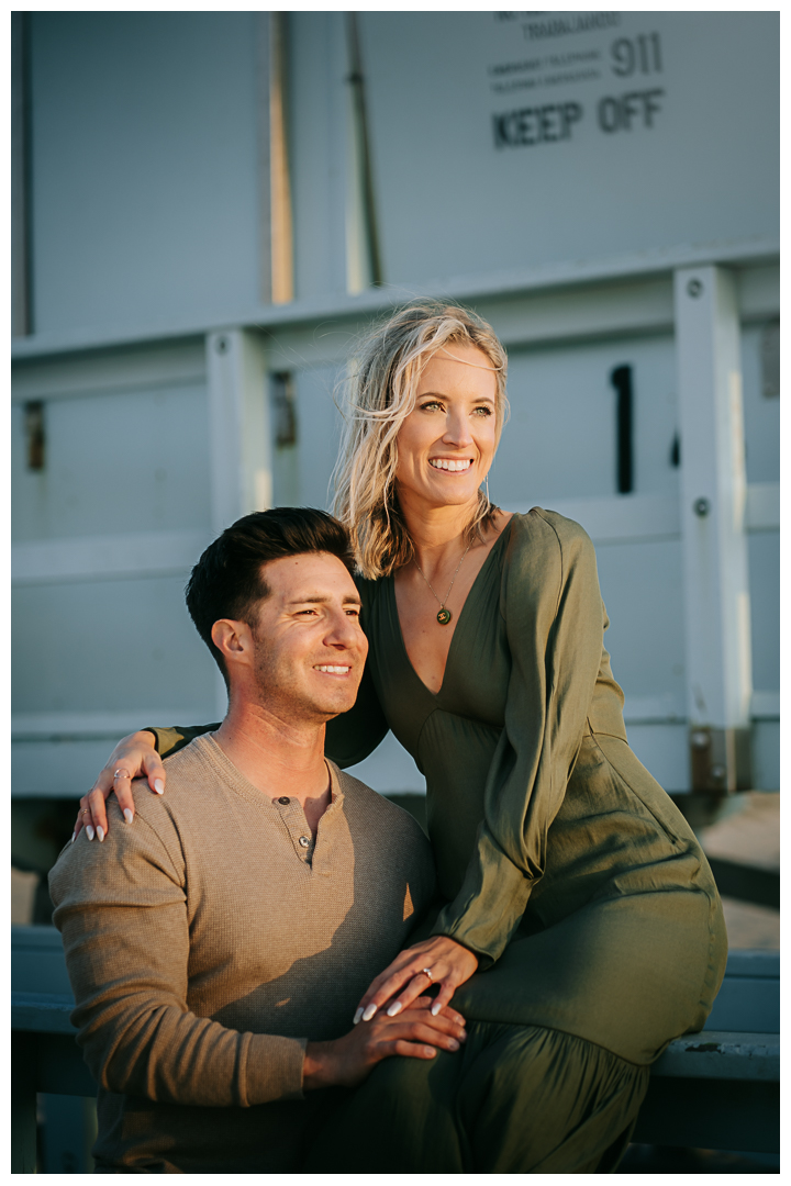 Engagement session at Manhattan Beach, Los Angeles, California