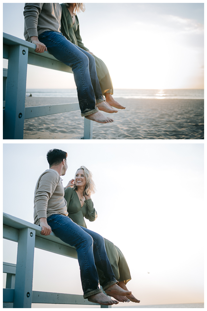 Engagement session at Manhattan Beach, Los Angeles, California