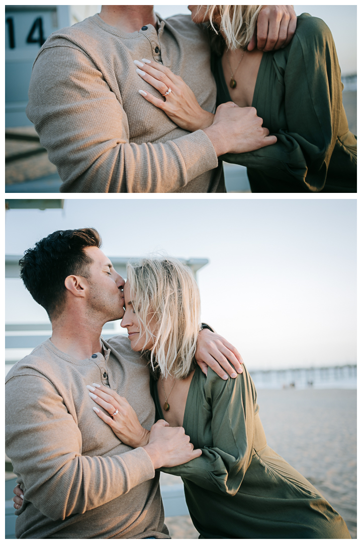 Engagement session at Manhattan Beach, Los Angeles, California