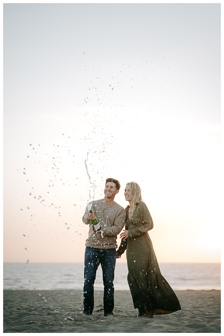 Engagement session at Manhattan Beach, Los Angeles, California