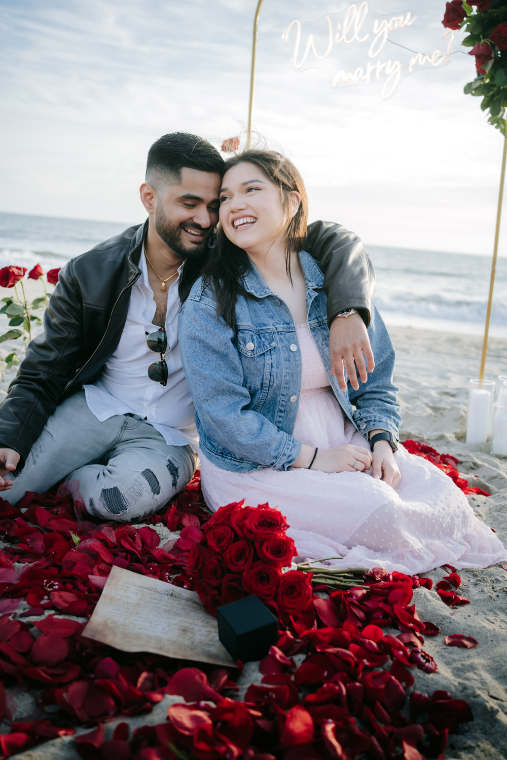 Surprise Proposal at Palos Verdes Estates, Los Angeles, California 