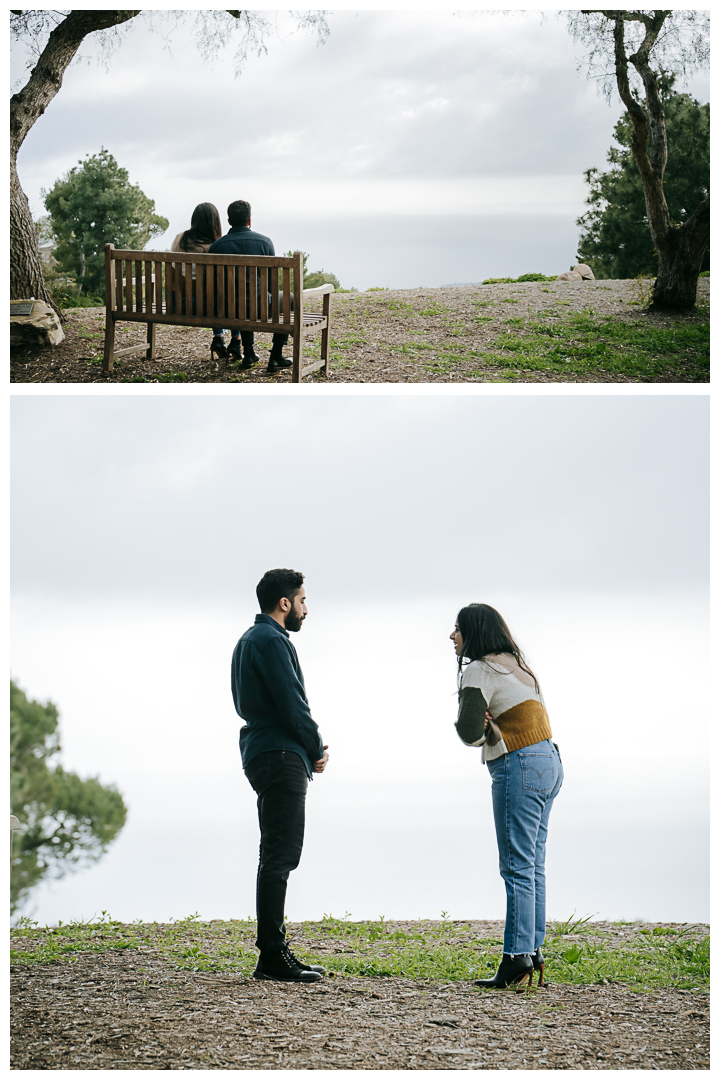 Surprise Proposal at Palos Verdes Estates, Los Angeles, California 