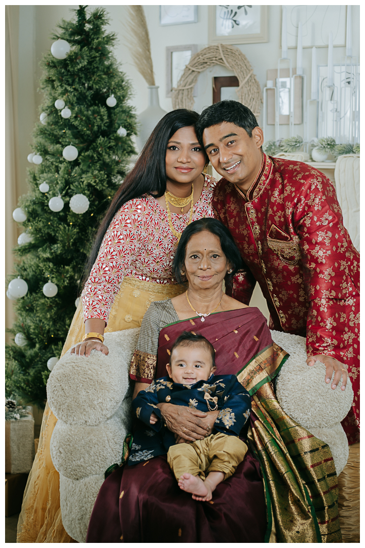 Studio Holiday Family Photos | The Joseph Family