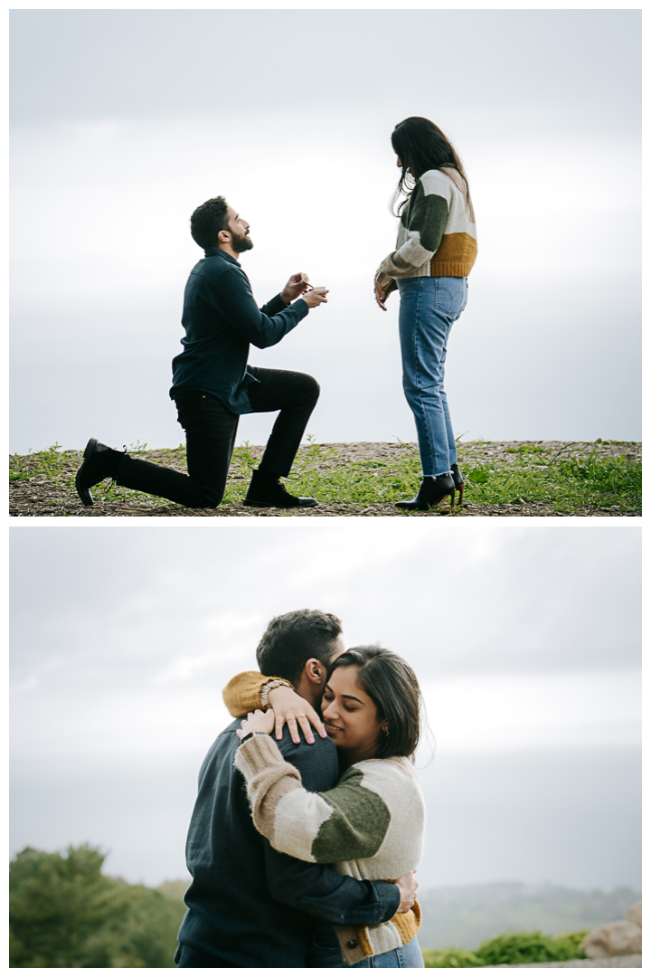 Surprise Proposal at Palos Verdes Estates, Los Angeles, California 