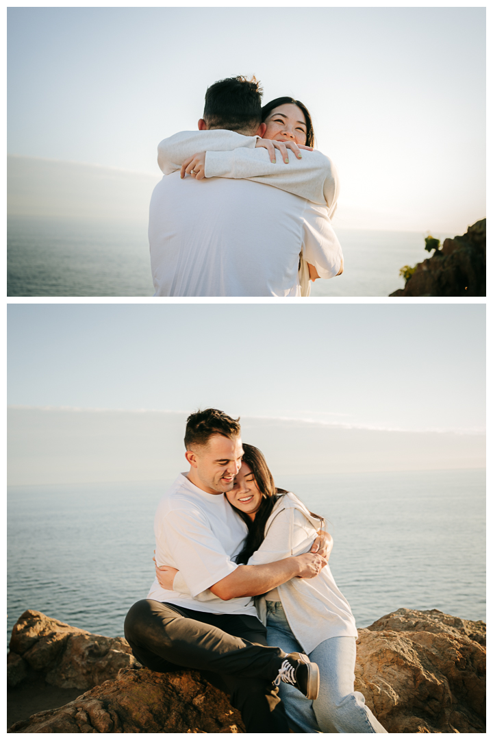 Surprise Proposal at Point Dume in Malibu, Los Angeles, California 