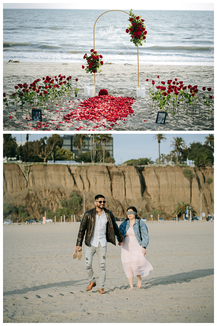 Surprise Proposal at Palos Verdes Estates, Los Angeles, California 