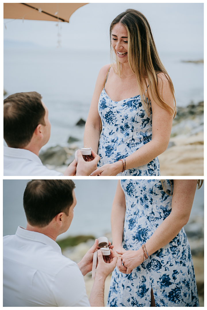 Surprise Proposal at Palos Verdes Estates, Los Angeles, California 