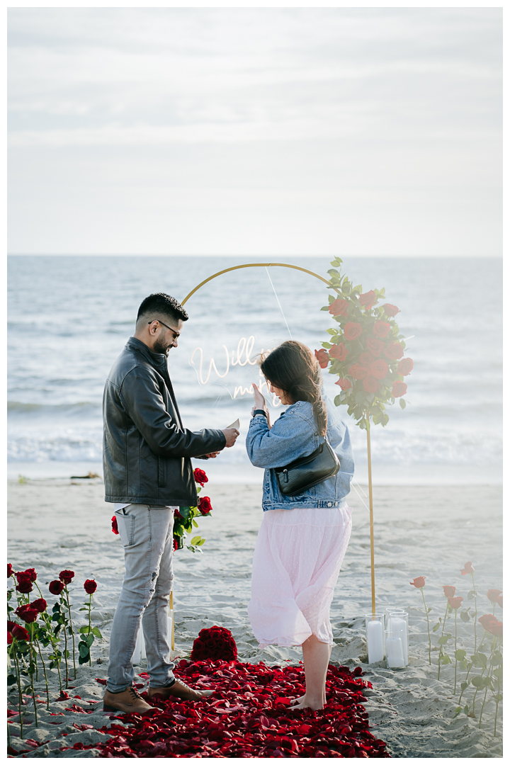 Surprise Proposal at Palos Verdes Estates, Los Angeles, California 