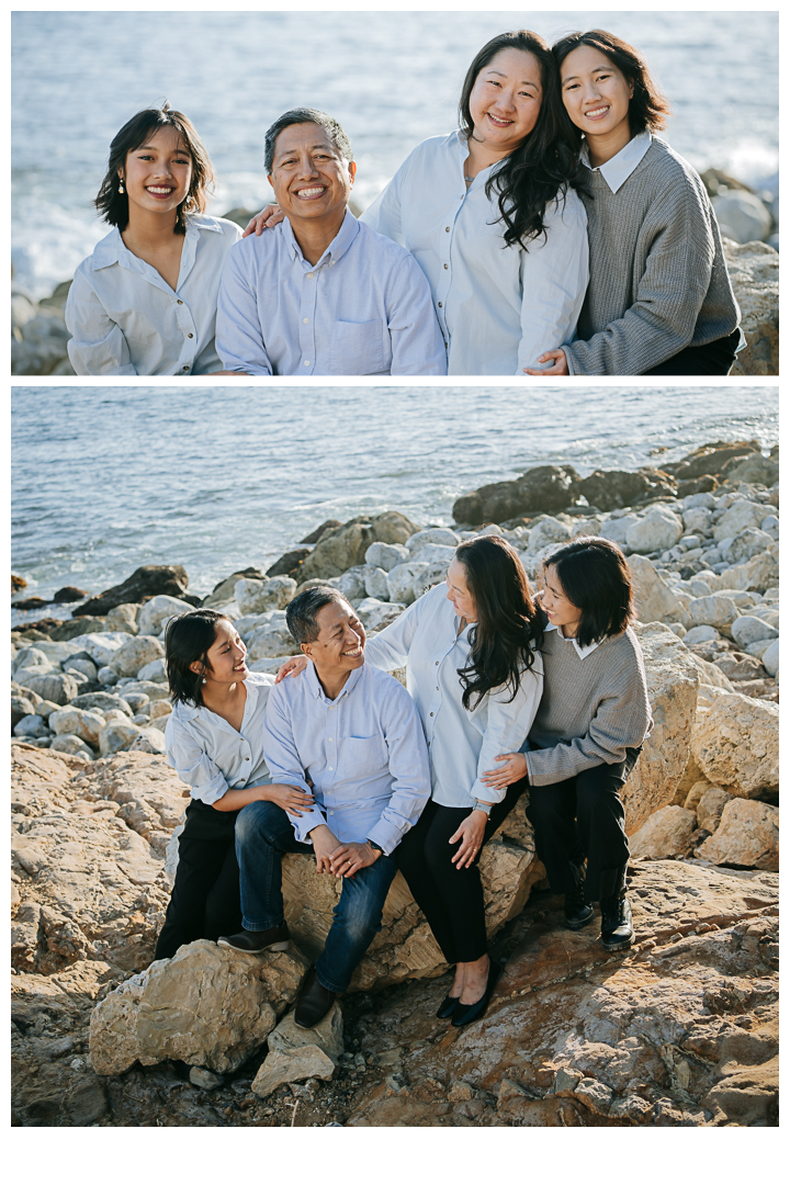 Multigeneration Family Photos at Terranea Resort and Beach in Palos Verdes, Los Angeles, California