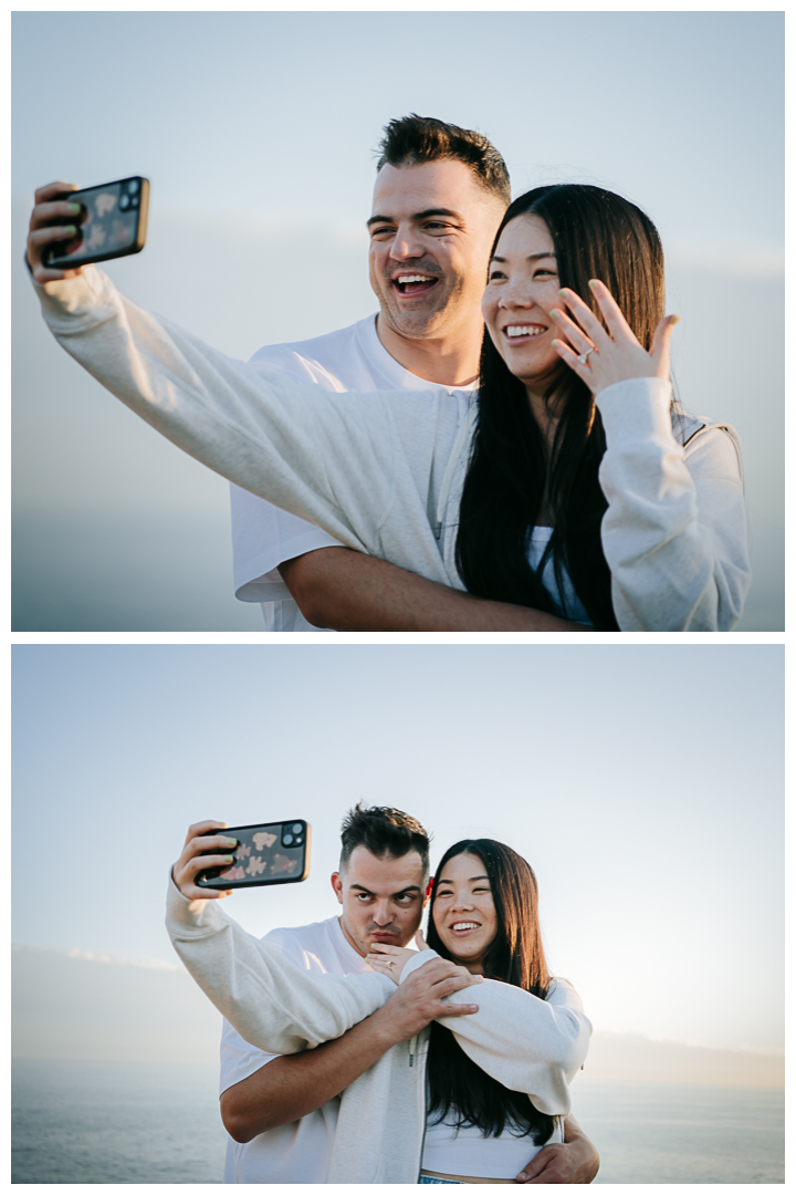 Surprise Proposal at Point Dume in Malibu, Los Angeles, California 