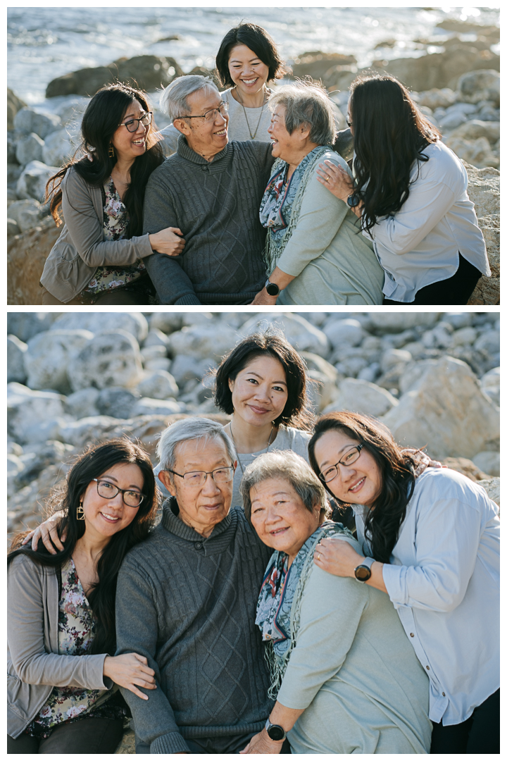 Multigeneration Family Photos at Terranea Resort and Beach in Palos Verdes, Los Angeles, California