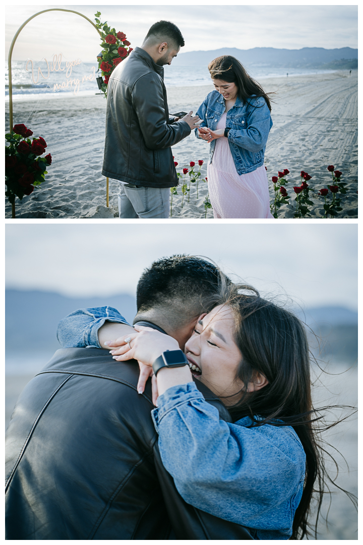 Surprise Proposal at Palos Verdes Estates, Los Angeles, California 